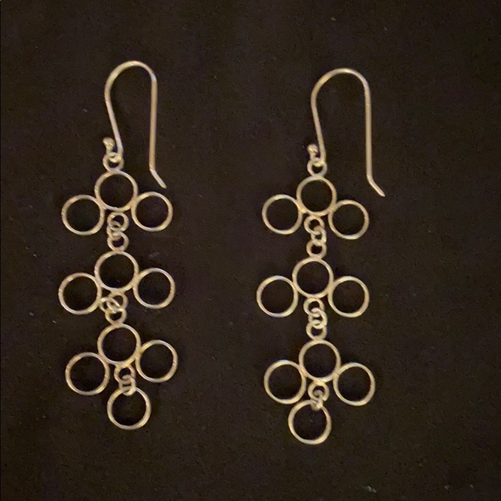 Silver earrings - Picture 2 of 2